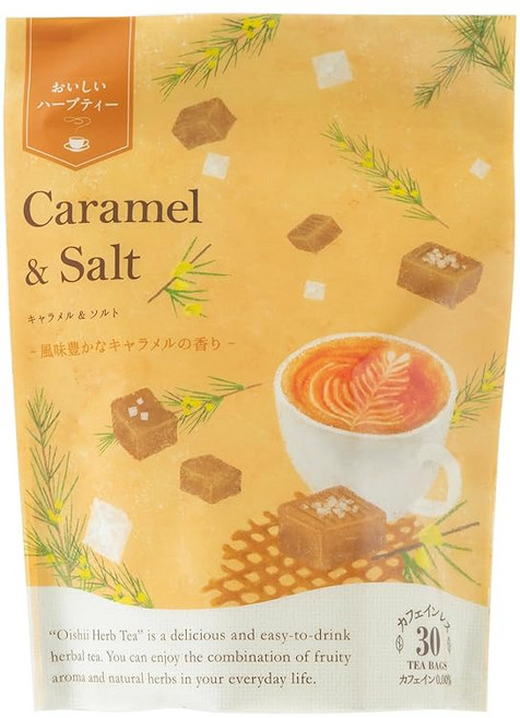 생활나무 맛있는 허브차 카라멜&솔트 티백 티백 30봉 카페인