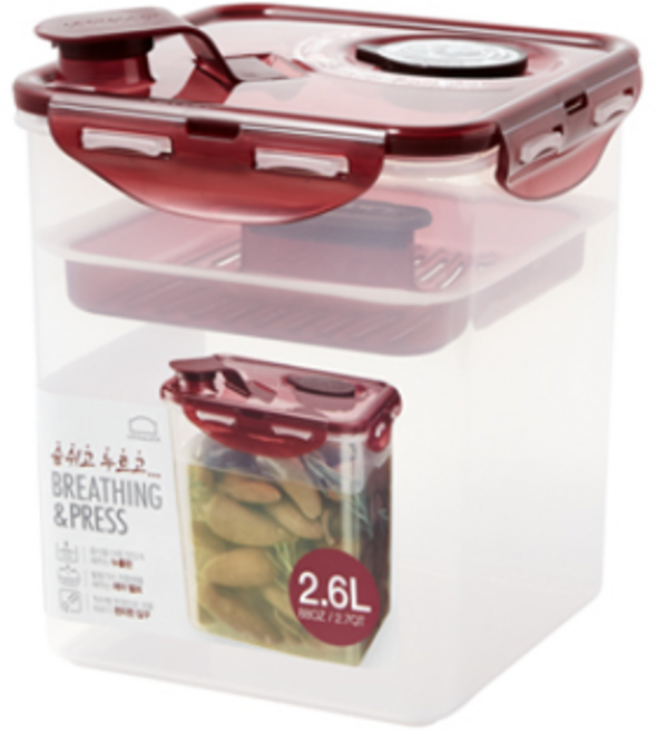 발효 숙성 용기 모음, 1개, 2.6L