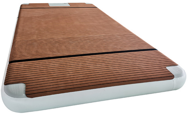 푼툰 Dwf 풍선 모터 보트 제트 스키 플로팅 폰툰 독 도크 호수 강 수영장, 펌프가 있는 3x2x0.2m, 사진으로, [01] As Pic, 1개