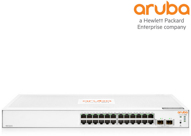 HPE Aruba Instant ON 1830 24G 2SFP JL812A 1G 24포트+1G 2포트 SFP, 1개, 1개