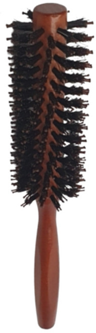 돈모 롤브러쉬 우드 원통형빗 나무 헤어롤링브러쉬 2호 4cm, 1개