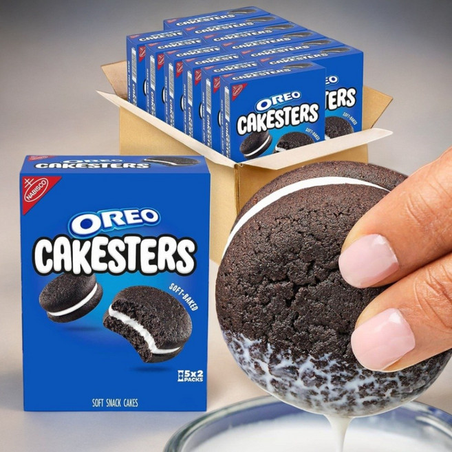 미국 오레오 OREO 소프트 초콜릿 초코 케이크 10개입 x12팩 120개입, 285g, 12개