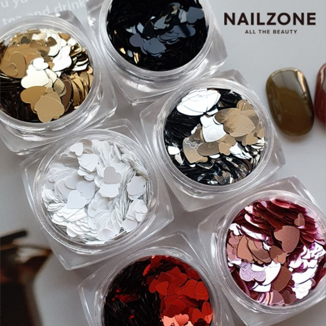 파티하트 스팽글 네일글리터 6종세트 G-80, 1개