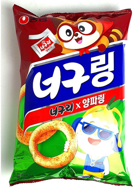 양파링 너구링, 100g, 2개