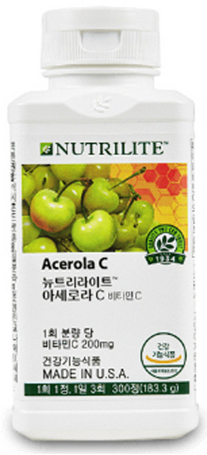 암웨이 아세로라C 비타민, 300정, 2개