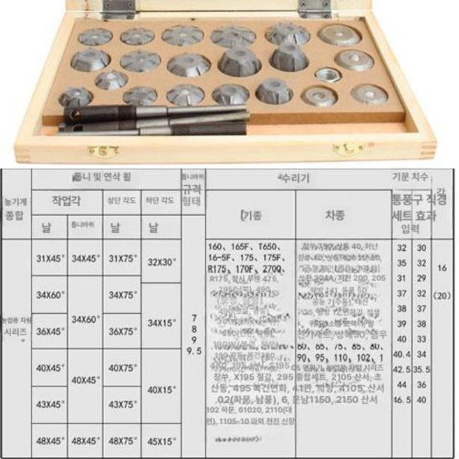 트럭 리머 차량 종합 연삭 수리 연회색 밸브 보링 디젤, 농용차 세트 WQ-001B