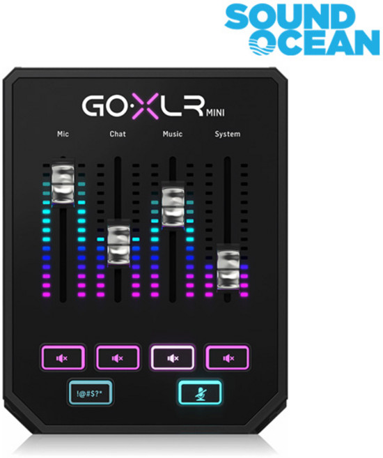 TC Helicon 유투브 인터넷 방송 팟캐스트용 오디오인터페이스, GO XLR Mini