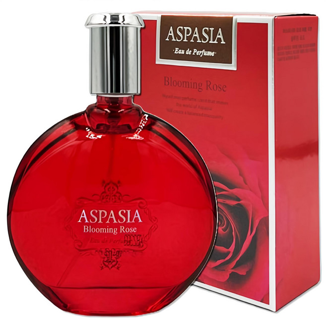 ASPASIA 여성용 향수 블루밍로즈 오 드 퍼퓸, 50ml, 1개