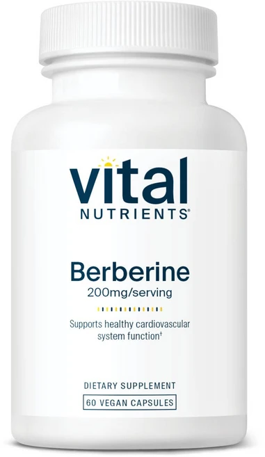 바이탈뉴트리언츠 베르베린 200mg 글루텐 프리 무설탕 베지테리안 캡슐, 60개입, 1개, 60정 - 쿠팡