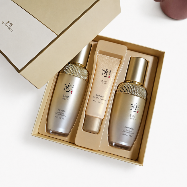 수려한 진생 에센스 50ml + 33ml 기획 세트, 83g, 1개