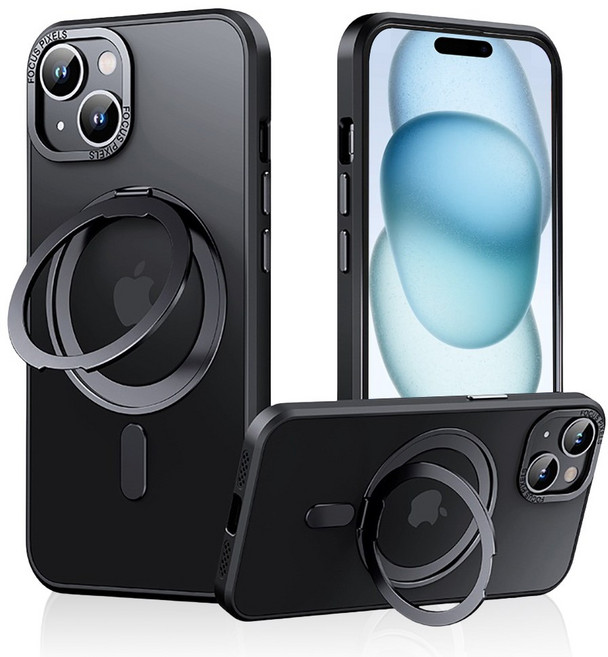 더조은셀러 맥세이프 360도 핑거링 턴 스탠딩 케이스