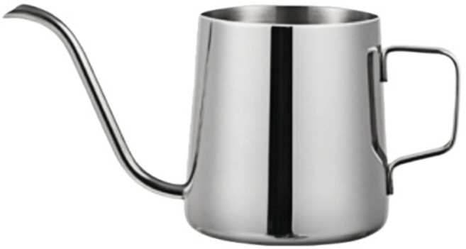 聰明濾杯咖啡組 手沖套裝含手沖壺與分享壺, 1個, 手沖壺250ML-銀色