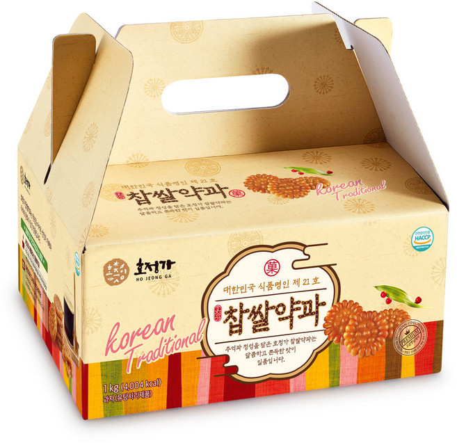 호정가 찹쌀약과세트, 1kg, 1개