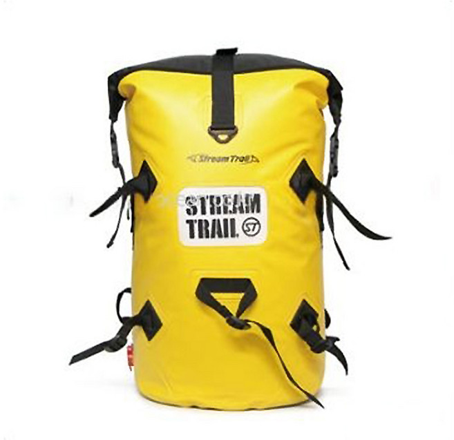 스트림트레일 드라이탱크 60L D2 방수백팩 드라이백 프리다이빙 서핑, 옐로우