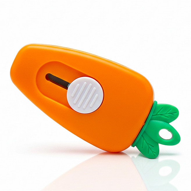 툭툭어스 현관 자석 당근 택배칼, 2개, 주황색