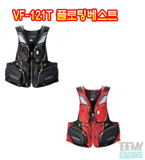 시마노 VF-121T 플로팅베스트 시마노구명조끼 구명복, 블랙XL