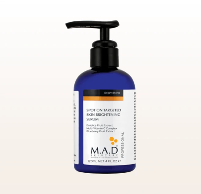 매드스킨케어 [M.A.D Skincare] 스팟 온 타게티드 브라이트닝 광채 미백 세럼 120ml, 1개 - 쿠팡