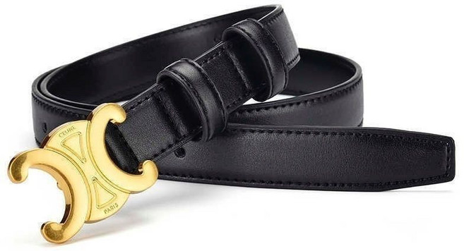 MIYANLUN 時尚女士皮帶, 1個, 黑色（2.8寬）100厘米