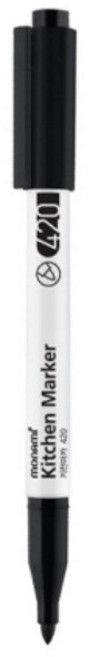 모나미 키친 마카 420, 블랙, 1개
