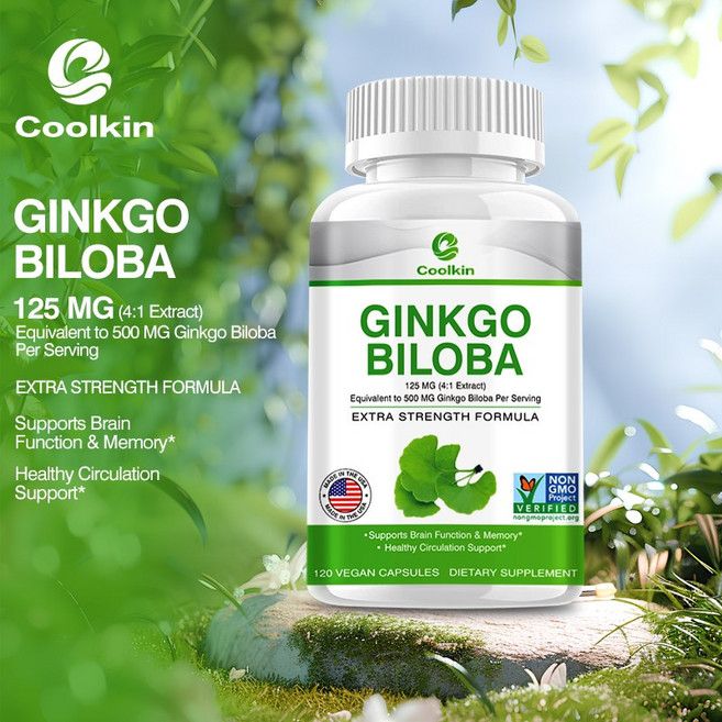 Coolkin Ginkgo Biloba 支援腦部功能與記憶，促進健康循環, 60組