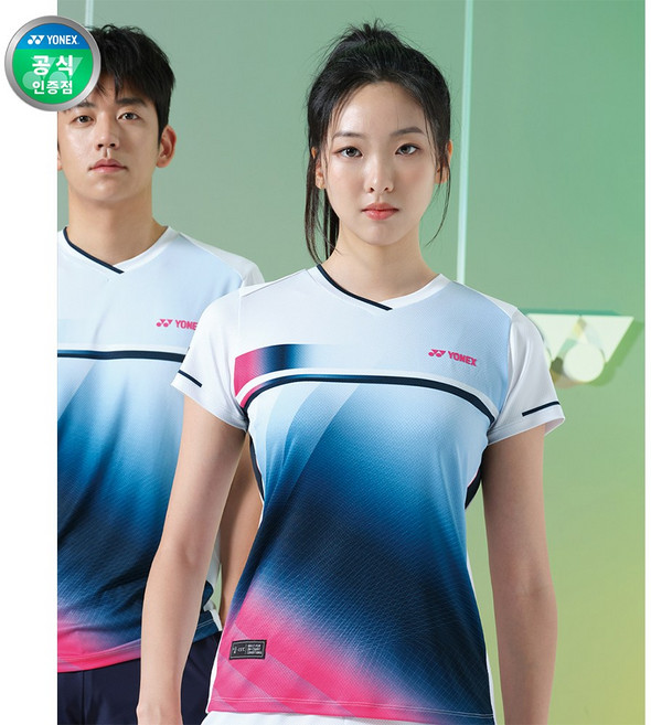 요넥스 243TS008F 여성용 배드민턴 반팔 티셔츠 게임웨어