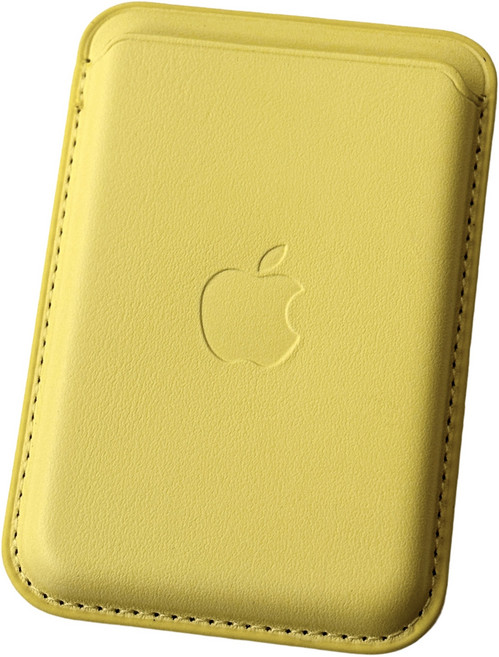 럽메이드 맥세이프 카드 지갑 아이폰 마그네틱 슬림 카드홀더, 1개, 레몬