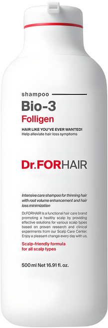 닥터포헤어 폴리젠 바이오3 샴푸, 500ml, 1개
