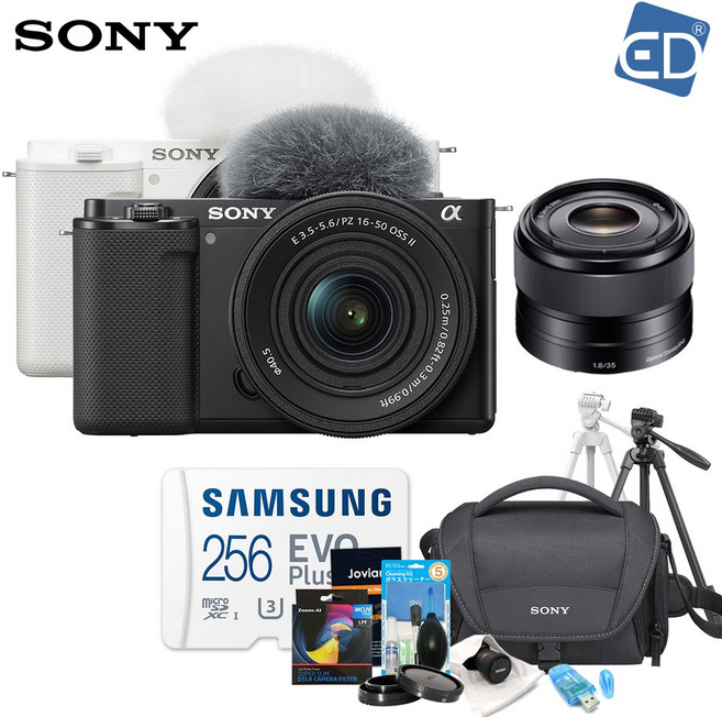 소니정품 ZV-E10 16-50mm 패키지 미러리스카메라/ED, 05 ZV-E10블랙+16-50mm+35mm 패키지