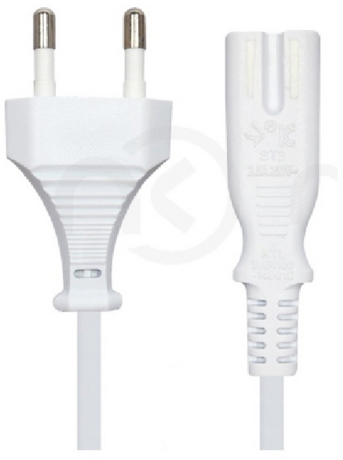 샤오미 공기청정기 2구 8자코드 AC 전원케이블(화이트)