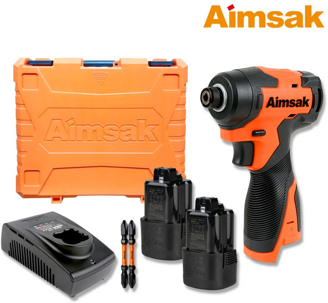 아임삭 BL14M503 2G 배터리 2개 세트 충전 14.4V 임팩트드라이버, 1세트