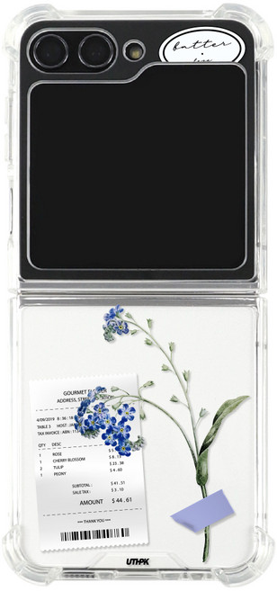 갤럭시Z플립5 94가지 디자인 에어룸 클리어 젤하드 케이스