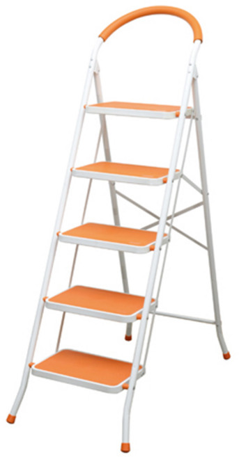 스마토 가정용 사다리 SM-SLO05(오렌지) 5단, 1개
