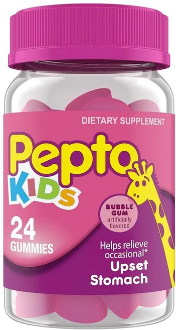 Pepto 아동용 젤리 가끔 발생하는 위장 장애 산성 소화 불량 신 위 및 속쓰림 완화 젤리 24개 122786, Pepto 아동용 젤리, 가끔 발생하는 위장 장애, 산, 1개 - 쿠팡
