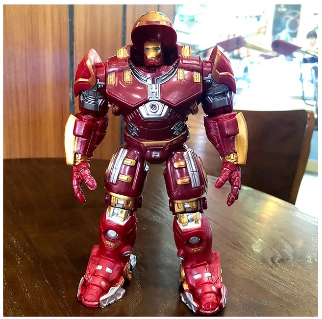 17cm 어벤저 스 언 맨 Mk44 Hulkbuster 액션 피규어 Mech Iron Man 너클 움직일 수있는 장난감 합금 모델, 01 No box