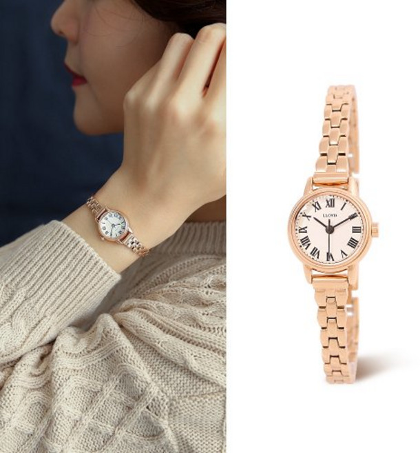 로이드 해피뉴 MyYear 로즈골드 메탈시계 LL2G20200RGG