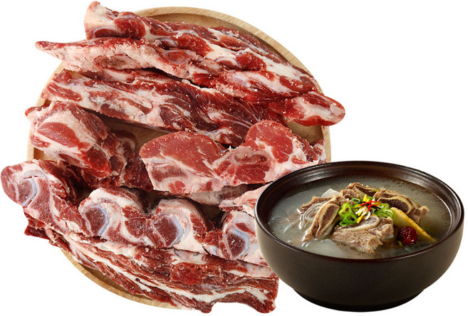 (배터짐) 미국산 초이스 조각갈비 탕갈비 소갈비 (일요일&당일발송), 4kg, 1개