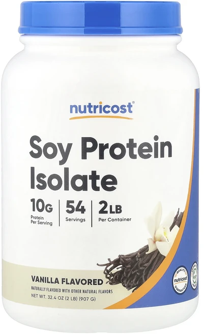 정말좋습니다 Nutricost 분리 대두 단백질 바닐라 907g(2lb) 빠르게배송해드릴게요, 907g, 1개 - 쿠팡