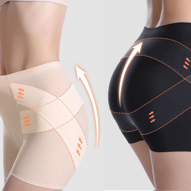 로로비 [1+1] 여성 네모 똥배 팬티 힙업 사각 뱃살 쏙 커버 웨딩 골프 보정 속옷