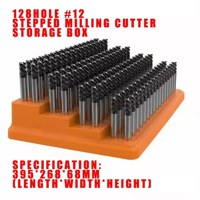 비트 수집 상자 ER16 콜렛 보관 랙 밀링 커터 엔드밀 도구 BT30 플라스틱 케이스, 09 12mm, 01 CHINA