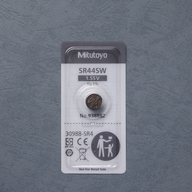 Mitutoyo SR44SW 1.55V 鈕扣電池 電子卡尺專用, 1個