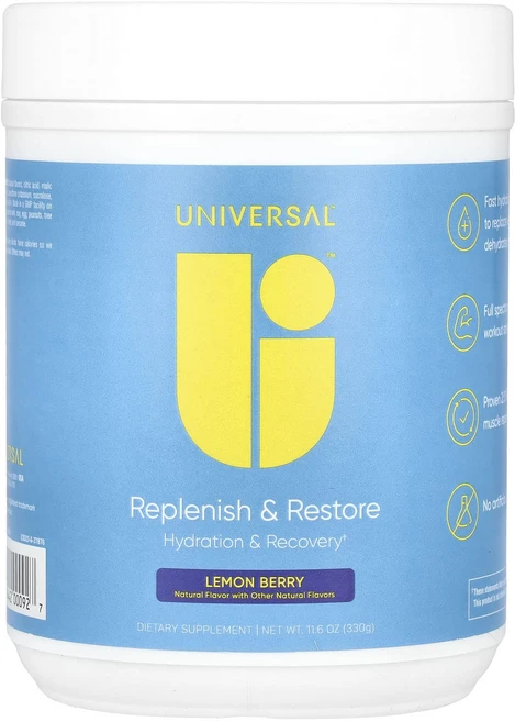 효과가 좋은 Universal U 리플레니시 & 리스토어 레몬 베리 330g(11.6oz) 최저가격, UniversalU리플레니시리스토어레몬베리330g116, 330g, 1개 - 쿠팡