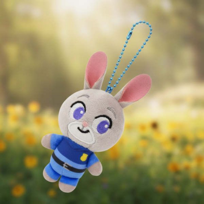 주토피아 키체인 2종 주디 미니 키링 캐릭터 장난감 가방고리 휴대용