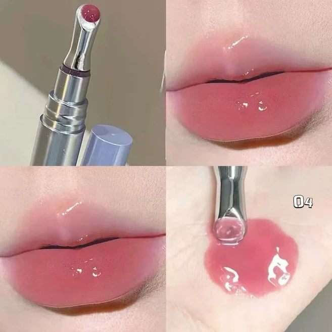 1+1촉촉한 물광 워터 립틴트 립글로스 4종, 1개, 5g, 04라즈베리아이스+04라즈베리아이스 - 쿠팡