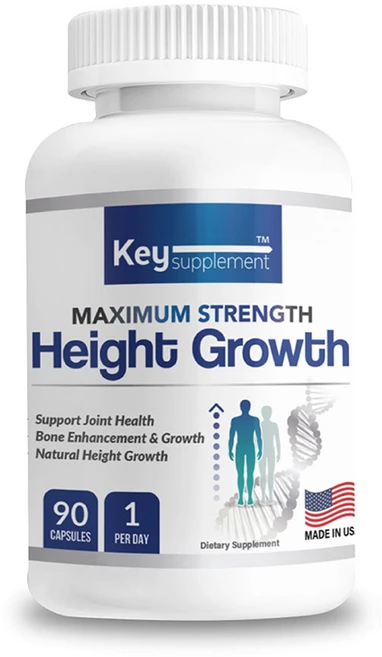 키서플리먼트 하이그로우 어린이 청소년 칼슘 글루코사민 마린콜라겐 총 15 가지 Key Supplement Height Growth, 2개, 90정 - 쿠팡