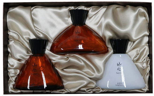 한국화장품 산심 용현3종 (스킨2+로션1) 남성화장품세트, 1세트