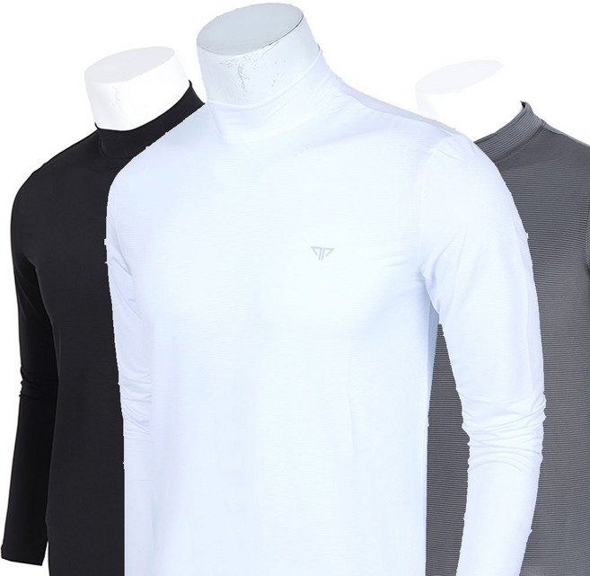 노블진 1+1 남성 냉감 쿨링티셔츠 쿨티 반목티셔츠 쿨링 반폴라티 상의