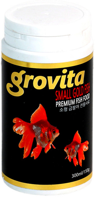 그로비타 소형 금붕어 전용사료, 300ml, 1개