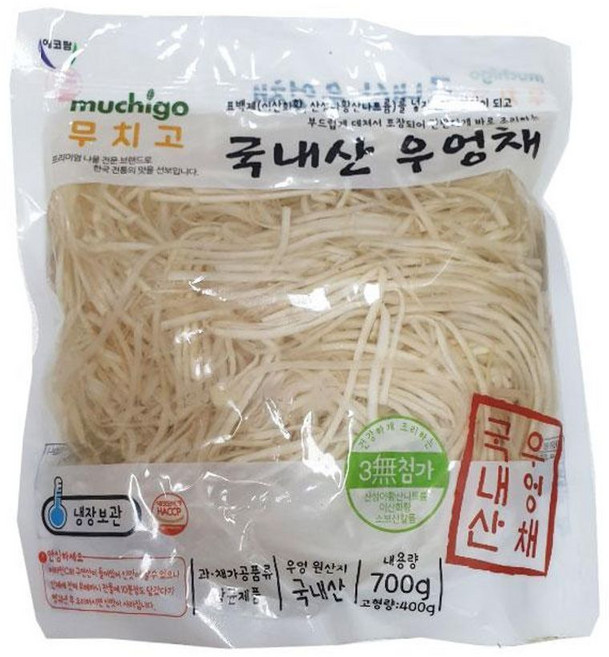 에코팜 무치고 우엉채 700G kal*001HY, 본상품선택, 1