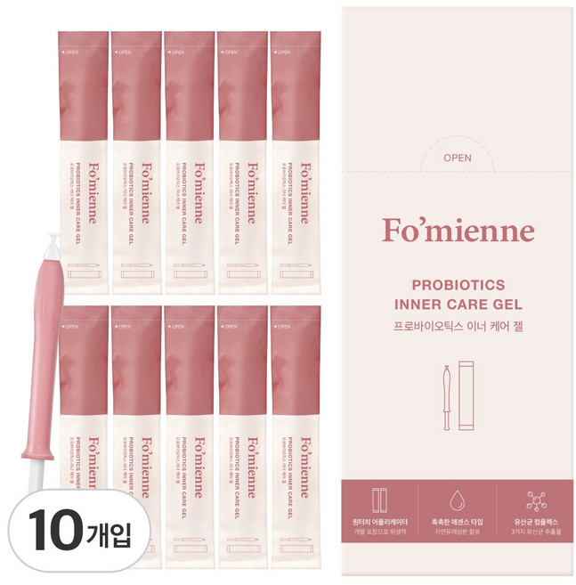 포미엔느 프로바이오틱스 이너 케어젤 10개입, 18g, 1개