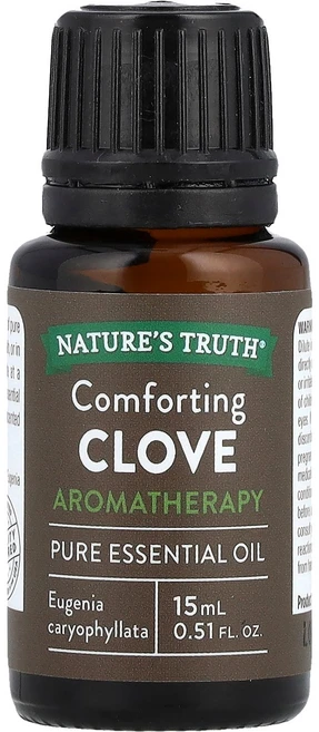Nature's Truth 퓨어 에센셜 오일 컴포팅 정향 15ml(0.51fl oz) Truth (네이처스 트루스), Nature's Truth, 퓨어 에센셜 오일, 컴포팅, 1개, 15ml - 쿠팡